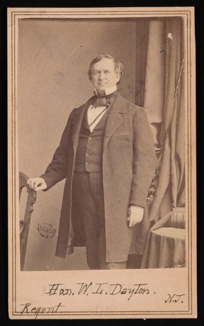 ウィリアム・ルイス・デイトンの肖像 1807-1864、1864年以前。 作： Brady