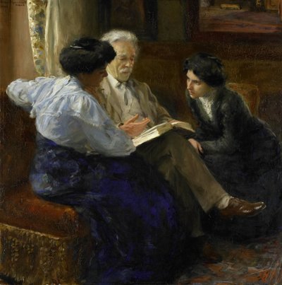 Alphons Marie Antoine Joseph Grandmont (1837-1909), 芸術家の 2 番目の夫, 2 人のイタリア人少女の家庭教師 作： Bramine Hubrecht