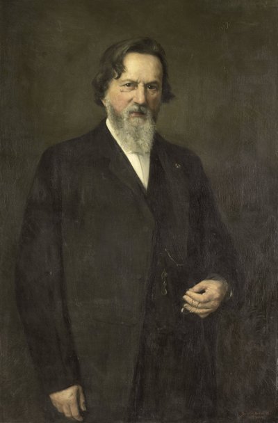 Franciscus Donders 教授 (1818-1889)、生理学者および眼科医 作： Bramine Hubrecht