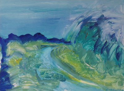 ブルーリバーの風景I、1988 作： Brenda Brin Booker