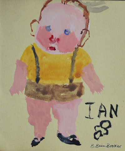イアン、幼児として 作： Brenda Brin Booker