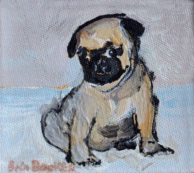 ヴィンセント、パグの子犬 作： Brenda Brin Booker