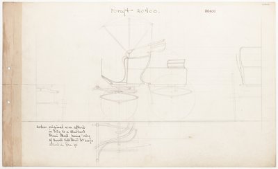 デミメールフェートンの作業図面、いいえ。 20400 作： Brewster and Co.