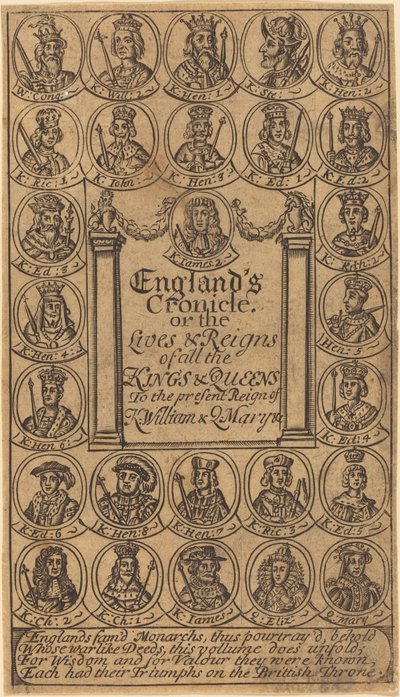 口絵 作： British 17th Century