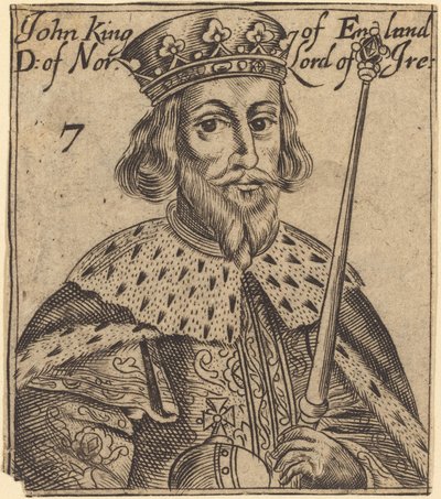 イングランド王ジョン 作： British 17th Century