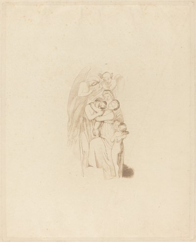 聖家族？ with Angels l.1: 知性の行進曲 作： British 19th Century