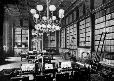 下院図書館、ロンドン、1890 作： British Photographer