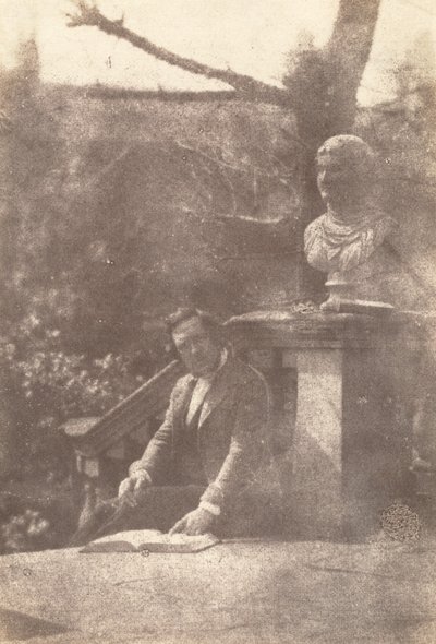 男性の肖像、1840年代（写真） 作： British Photographer