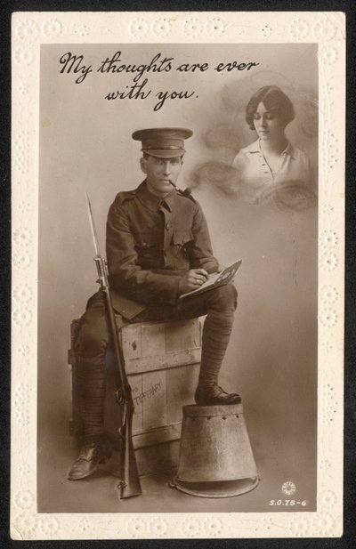 イギリス：カイロ絵葉書トラストが制作した感傷的な絵葉書。 作： British Photographer