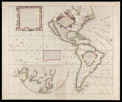 M.D.C.年に発見されたコンパスの変動を示す、全世界の新しく正しい海図。 作： British School