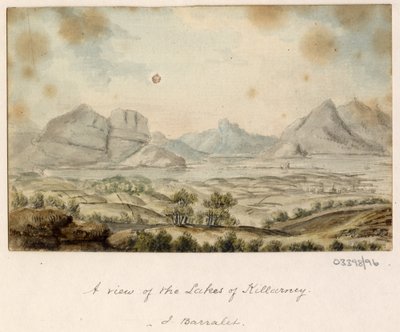 一連のスケッチ、イギリス、大陸、アメリカの景色 1772-1778 (水彩) 作： British School