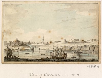 一連のスケッチ、イギリス、大陸、アメリカの景色 1772-1778 (水彩) 作： British School