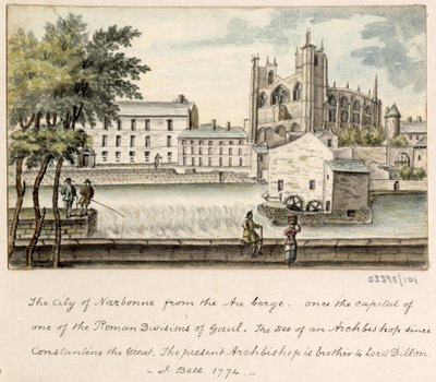 一連のスケッチ、イギリス、大陸、アメリカの景色 1772-1778 (水彩) 作： British School