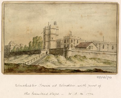 一連のスケッチ、イギリス、大陸、アメリカの景色 1772-1778 (水彩) 作： British School