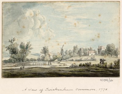 一連のスケッチ、イギリス、大陸、アメリカの景色 1772-1778 (水彩) 作： British School