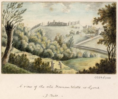 一連のスケッチ、イギリス、大陸、アメリカの景色 1772-1778 (水彩) 作： British School
