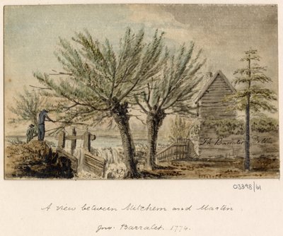 一連のスケッチ、イギリス、大陸、アメリカの景色 1772-1778 (水彩) 作： British School