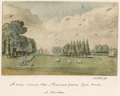一連のスケッチ、イギリス、大陸、アメリカの景色 1772-1778 (水彩) 作： British School