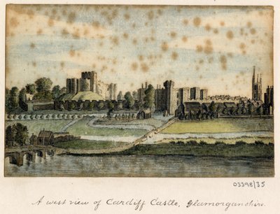 一連のスケッチ、イギリス、大陸、アメリカの景色 1772-1778 (水彩) 作： British School