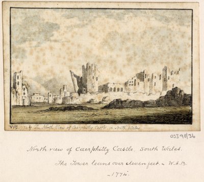 一連のスケッチ、イギリス、大陸、アメリカの景色 1772-1778 (水彩) 作： British School