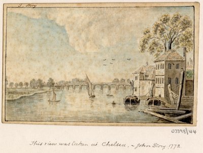 一連のスケッチ、イギリス、大陸、アメリカの景色 1772-1778 (水彩) 作： British School
