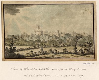 一連のスケッチ、イギリス、大陸、アメリカの景色 1772-1778 (水彩) 作： British School
