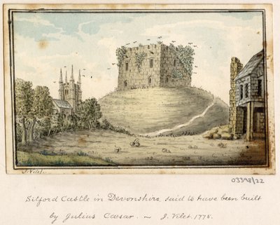 一連のスケッチ、イギリス、大陸、アメリカの景色 1772-1778 (水彩) 作： British School