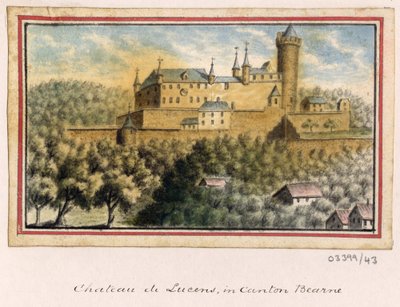 一連のスケッチ、イギリス、大陸、アメリカの景色 1772-1778 (水彩) 作： British School
