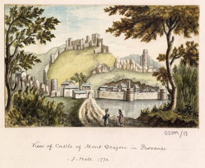 一連のスケッチ、イギリス、大陸、アメリカの景色 1772-1778 (水彩) 作： British School