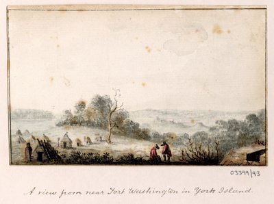 一連のスケッチ、イギリス、大陸、アメリカの景色 1772-1778 (水彩) 作： British School