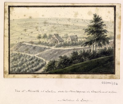 一連のスケッチ、イギリス、大陸、アメリカの景色 1772-1778 (水彩) 作： British School