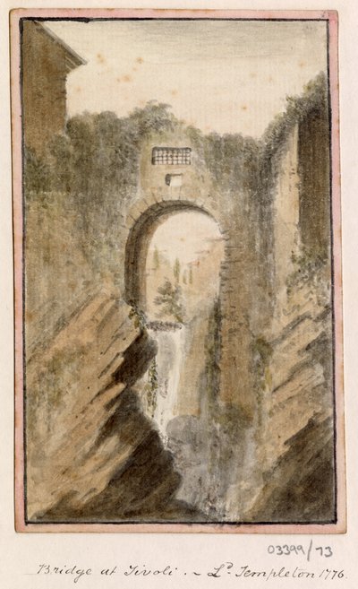一連のスケッチ、イギリス、大陸、アメリカの景色 1772-1778 (水彩) 作： British School
