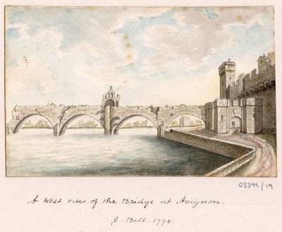 一連のスケッチ、イギリス、大陸、アメリカの景色 1772-1778 (水彩) 作： British School