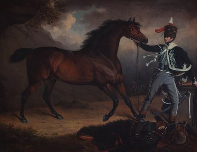 ブーツとサドル、1812年頃（キャンバスに油彩） 作： British School