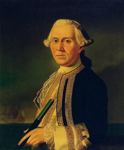 ジェームズ・ファーガソン大尉（1723～1793年） 作： British School