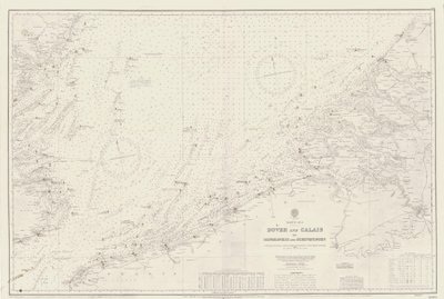 ドーバーとカレーからオルフォードネスまでの地図 作： British School
