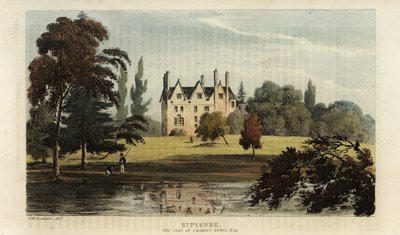 クランバー パーク、ノッティンガムシャー、ニューカッスル公爵の居城 作： British School