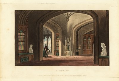 リージェンシー時代のゴシック様式の図書館の設計 作： British School