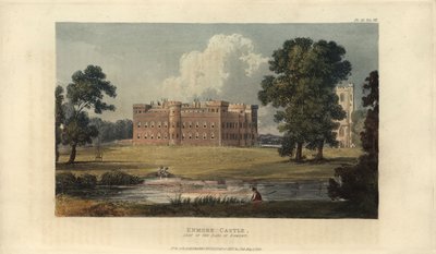 エンモア城、サマセット、エグモント伯爵の居城。 作： British School