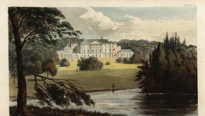 エンモア城、サマセット、第 3 代エグモント伯爵の居城 作： British School