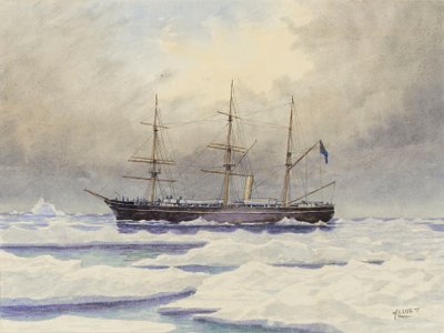 北極圏のHMS「ディスカバリー号 作： British School