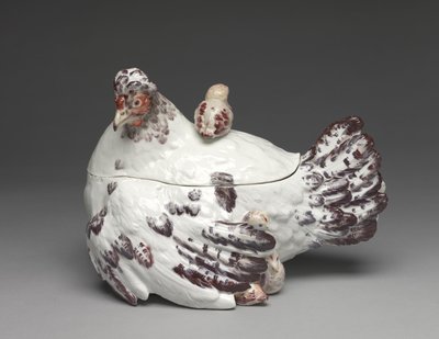ヘンアンドチックストゥリーン、チェルシー磁器工場、1755年頃 作： British School
