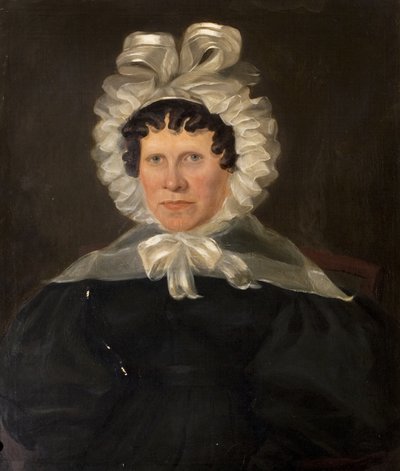 フランシス・フランクリン牧師の妻、リベカ・フランクリン夫人、1840年代後半（キャンバスに油彩） 作： British School