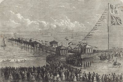 英国の海辺の桟橋を開く (彫刻) 作： British School