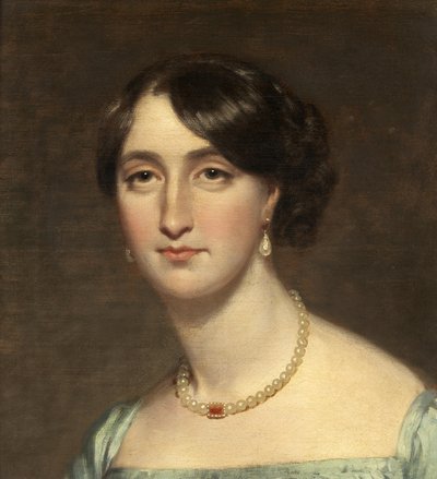 ファニー・ケンブルの肖像、1830年頃（キャンバスに油彩） 作： British School