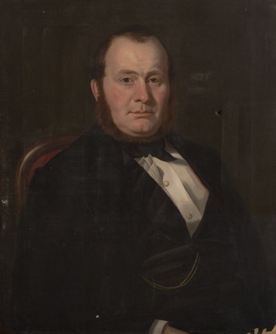 未知の男の肖像、1840年頃（キャンバスに油彩） 作： British School