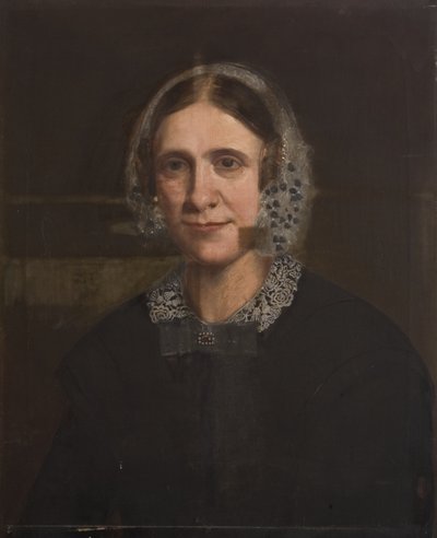 見知らぬ女性の肖像 作： British School