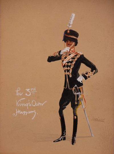 第 3 王の軽騎兵 作： British School