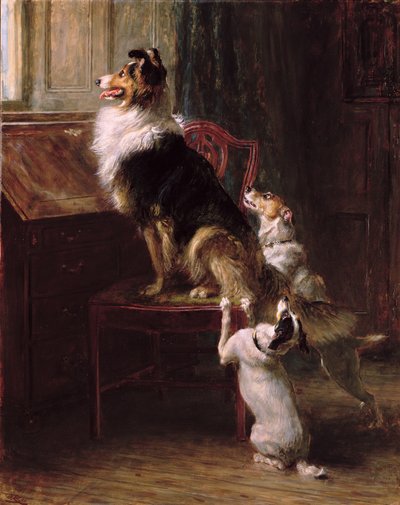 予約席、1901 作： Briton Riviere