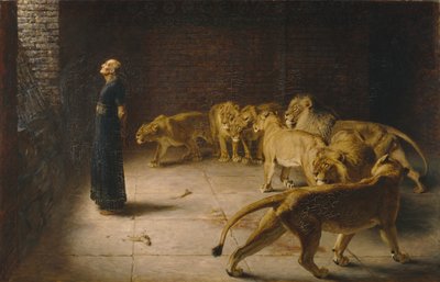 ダニエル王の答え 作： Briton Riviere